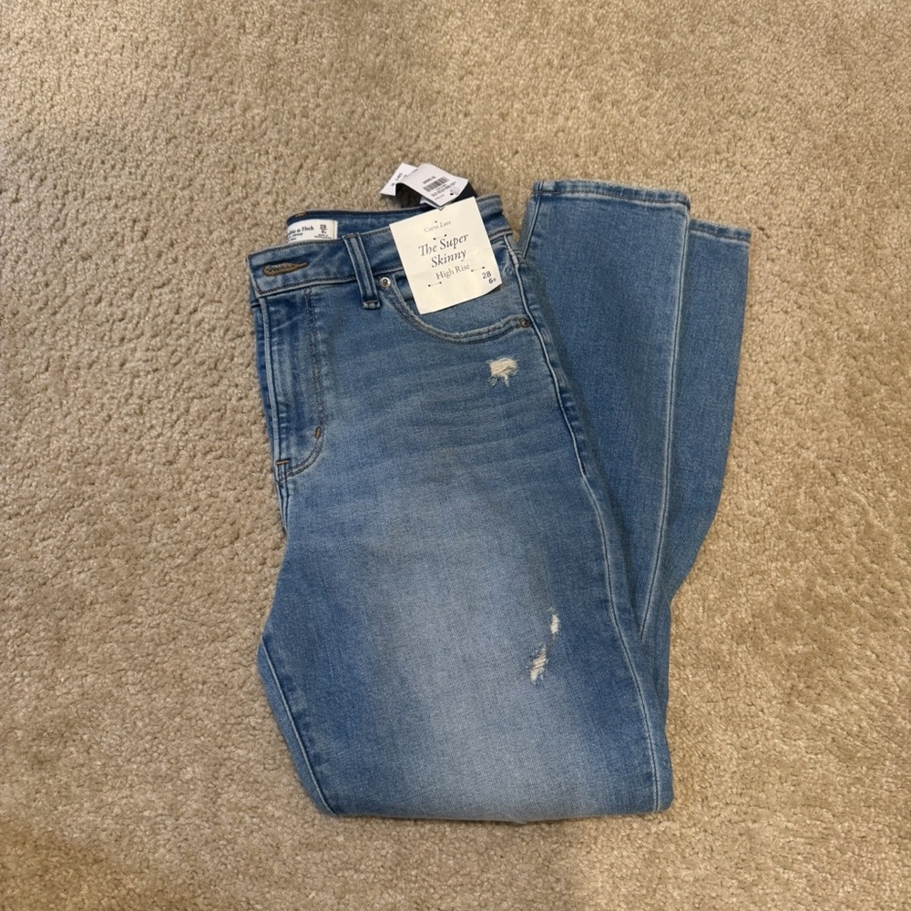 Abercrombie & Fitch Women's Skinny Blue Jeans